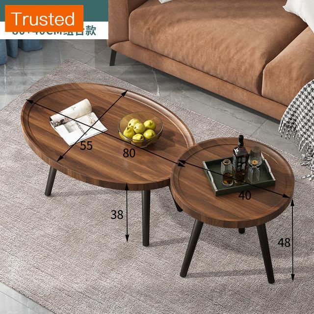 Multiple Variations Small Apartment Nordic Tea Table Living Room Home Modern Minimalist round Tea Table Combination Small Table