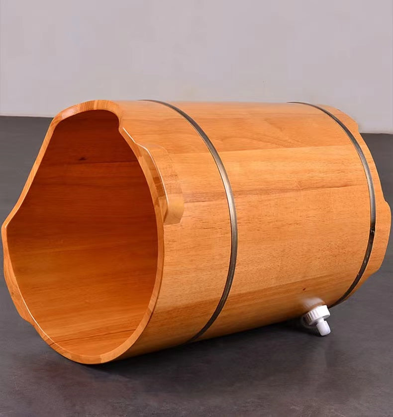 Multiple Variations S  Wooden wind bubble foot barrel wooden