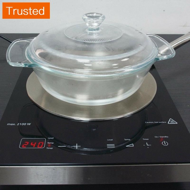 Induction Hob Converter Heat Diffuser Disc Adapter Plate Saucepan Pot Tool