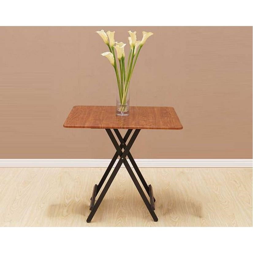 Foldable Table - 80cm x 80cm x 73cm(height) //Available in Black and Wood//