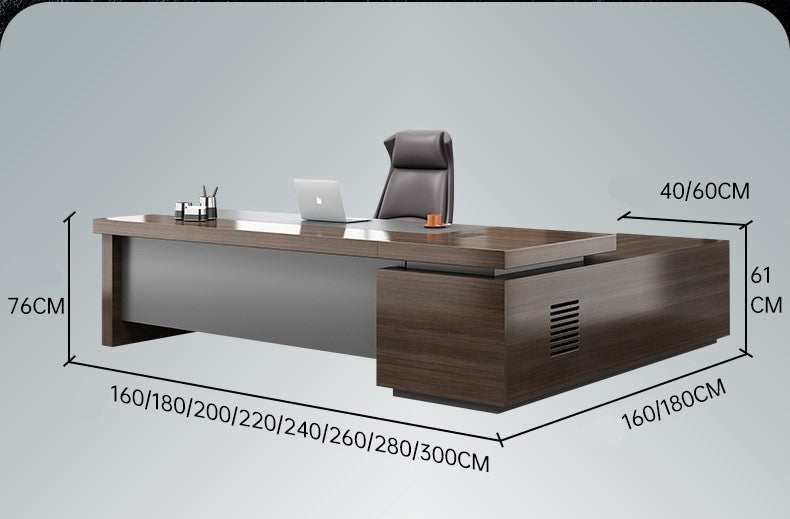 "MULTIPLE VARIATIONS Love and Jushang Boss Desk Desk Simple Modern Boss Executive Desk President Manager Supervisor Desk Desk Chair"