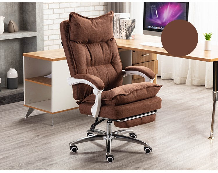 multiple variations Kailian study computer chair fabric boss chair reclining office chair swivel chair comfortable home gaming lunch break seat