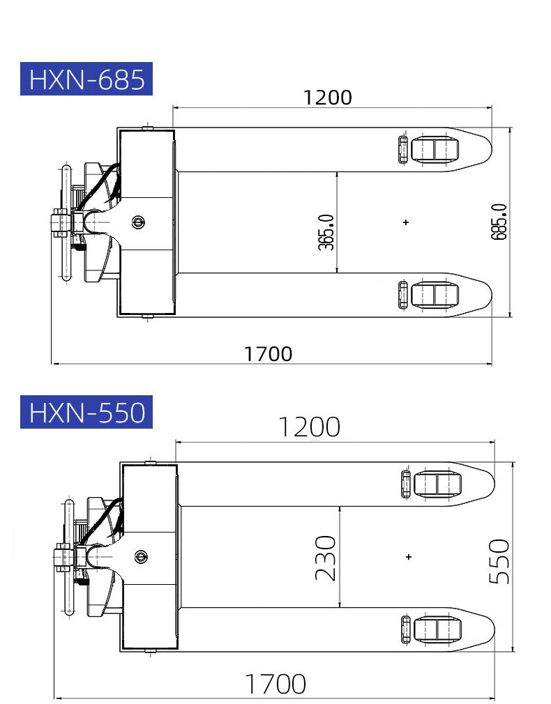 "MULTIPLE VARIATIONS Full electric hydraulic forklift 2T manual with lithium battery Trailer  "