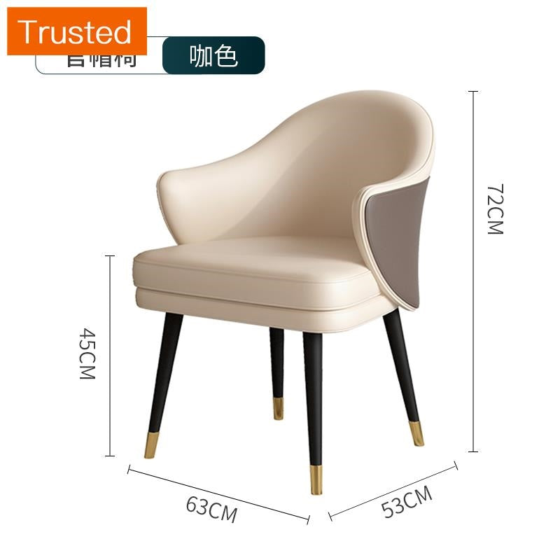 Multiple Variations Nordic light luxury restaurant eat chair contemporary and contracted household book chair makeup chair chair hotel conference chair