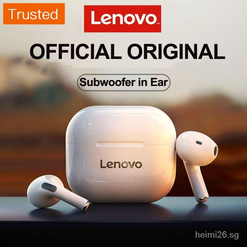 Original Lenovo LP40 TWS Wireless Earphone Bluetooth 5.0 Dual Stereo Noise Reduction Bass Touch Control Long Standby