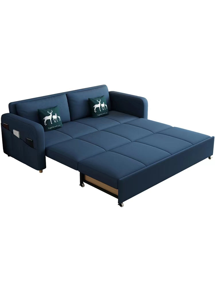 Multiple Variations Sofa bed foldable bed latex sitting and lying multifunctional retractable single double living room small apartment sofa