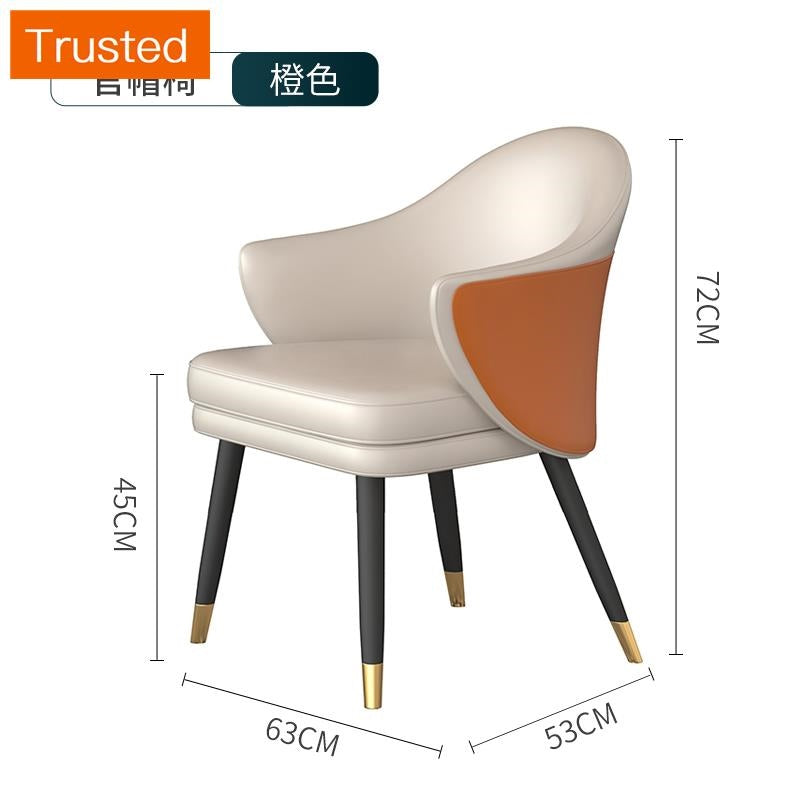 Multiple Variations Nordic light luxury restaurant eat chair contemporary and contracted household book chair makeup chair chair hotel conference chair