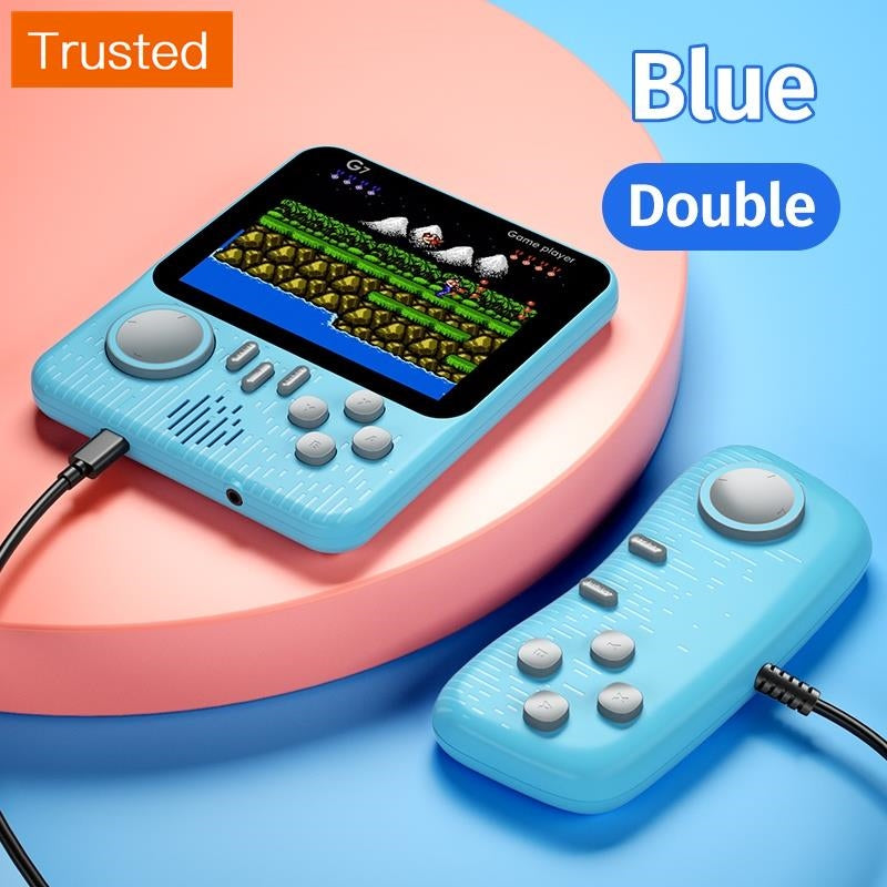 Handheld Game Console Built-in 666 Retro Video Games Classic Mini Gaming Console LCD Screen Gift for Kids