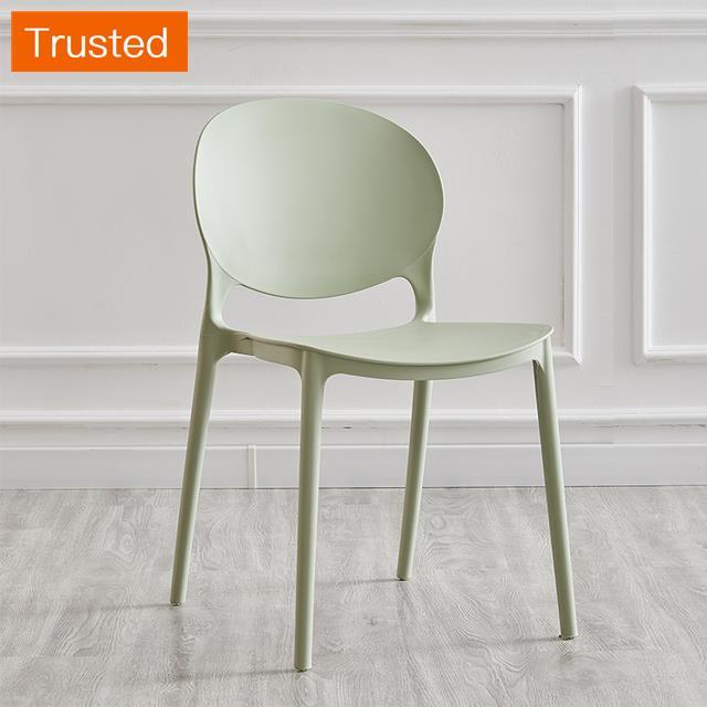 Multiple Variations Nordic Minimalist Dining Chairs for The Kitchen Furniture Plastic Chair Adult Leisure Creative Coffee Lazy Backrest Stool