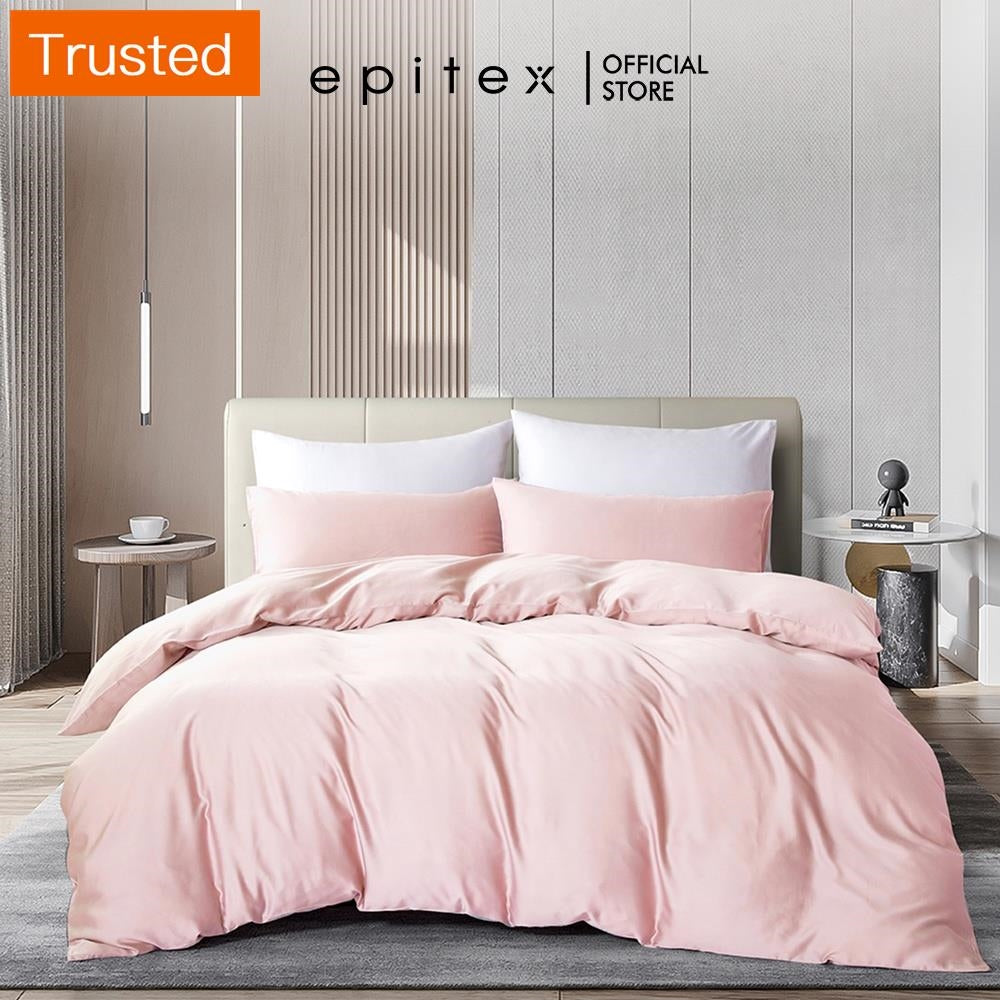 Multiple Variations (New arrival) Epitex Homme Solid 1600TC Tencel Collection   Bedsheet   Fitted Sheet Set   Bedsheet Set   Bedding