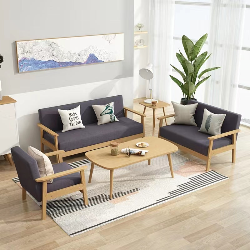 Multiple Variations Solid wood sofa tea table combination set "