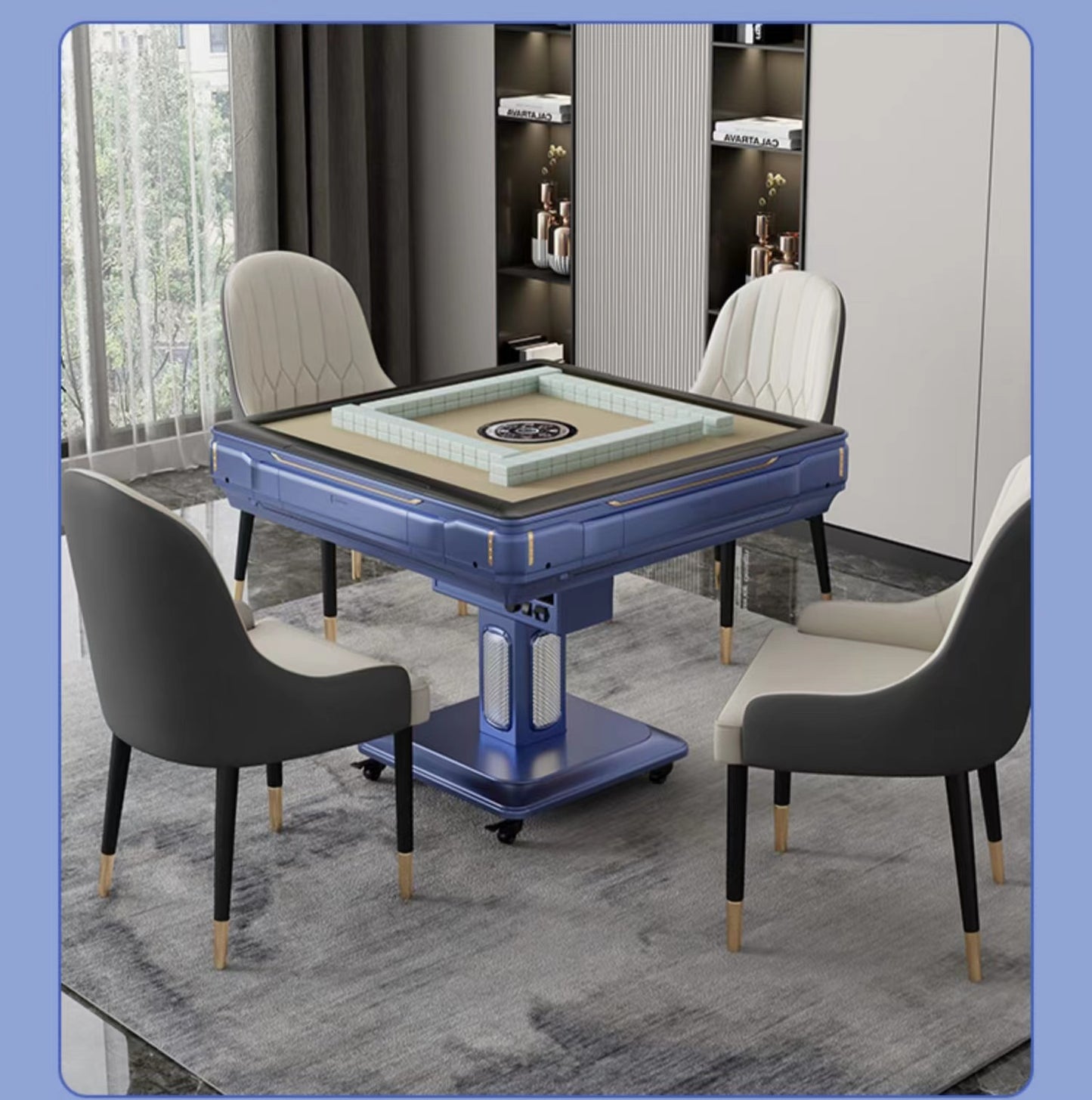 Multiple Variations Bird brand intelligent silent mahjong machine fully automatic dining table"