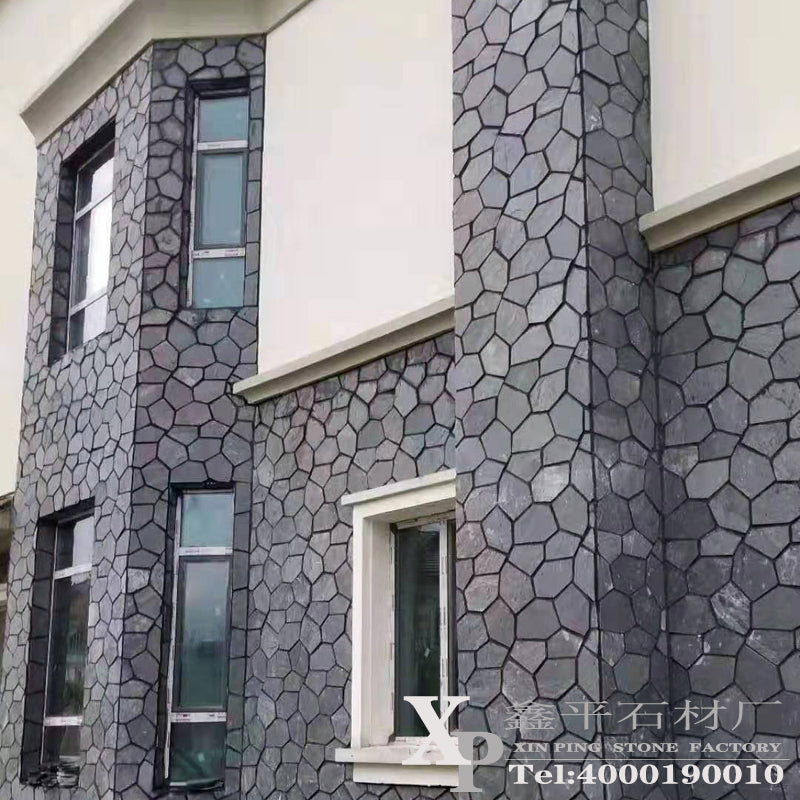 Multiple Variations Ice crack polygonal bluestone slate brick outdoor square courtyard non-slip outdoor balcony antique wall tile"