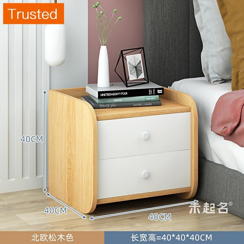 【kline】【twinkle】Ultra-narrow bedroom narrow bedside table storage cabinet ultra-thin drawer small side table small cupboard slim bedside table white/maple/gray 20/25/30/40cm wide